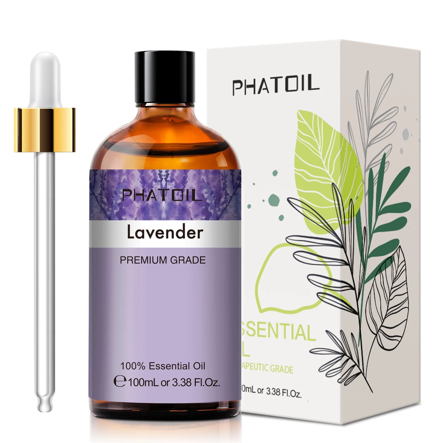 100Ml Lavender Jasmine Vanilla Oil for Sleeping Relaxing Aromatherapy Humidifiers Diffusers Essential Oils for Candle Making DIY