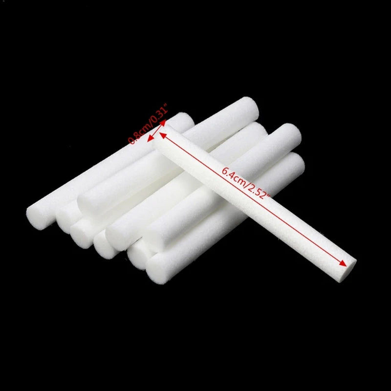 10Pcs 7Mmx115Mm Humidifiers Filters Cotton Swab for Humidifier Aroma Diffuser