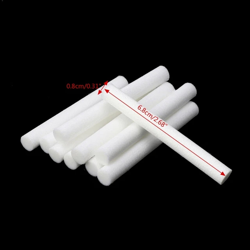 10Pcs 7Mmx115Mm Humidifiers Filters Cotton Swab for Humidifier Aroma Diffuser