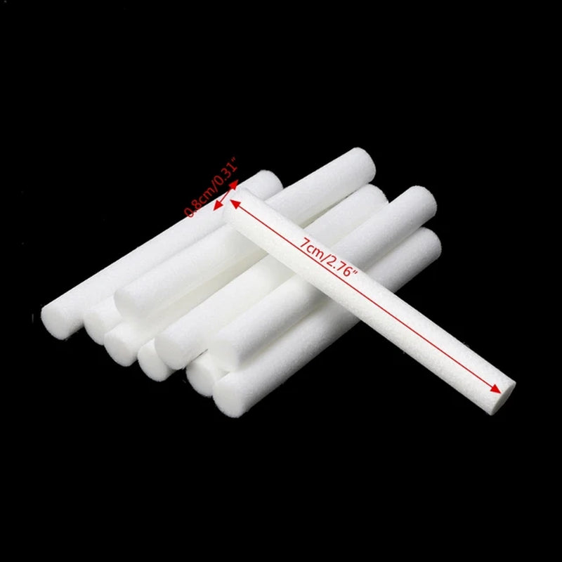 10Pcs 7Mmx115Mm Humidifiers Filters Cotton Swab for Humidifier Aroma Diffuser