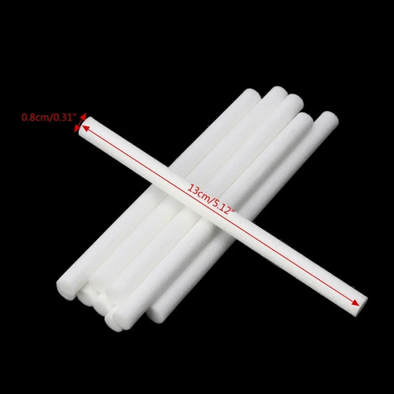 10Pcs 7Mmx115Mm Humidifiers Filters Cotton Swab for Humidifier Aroma Diffuser