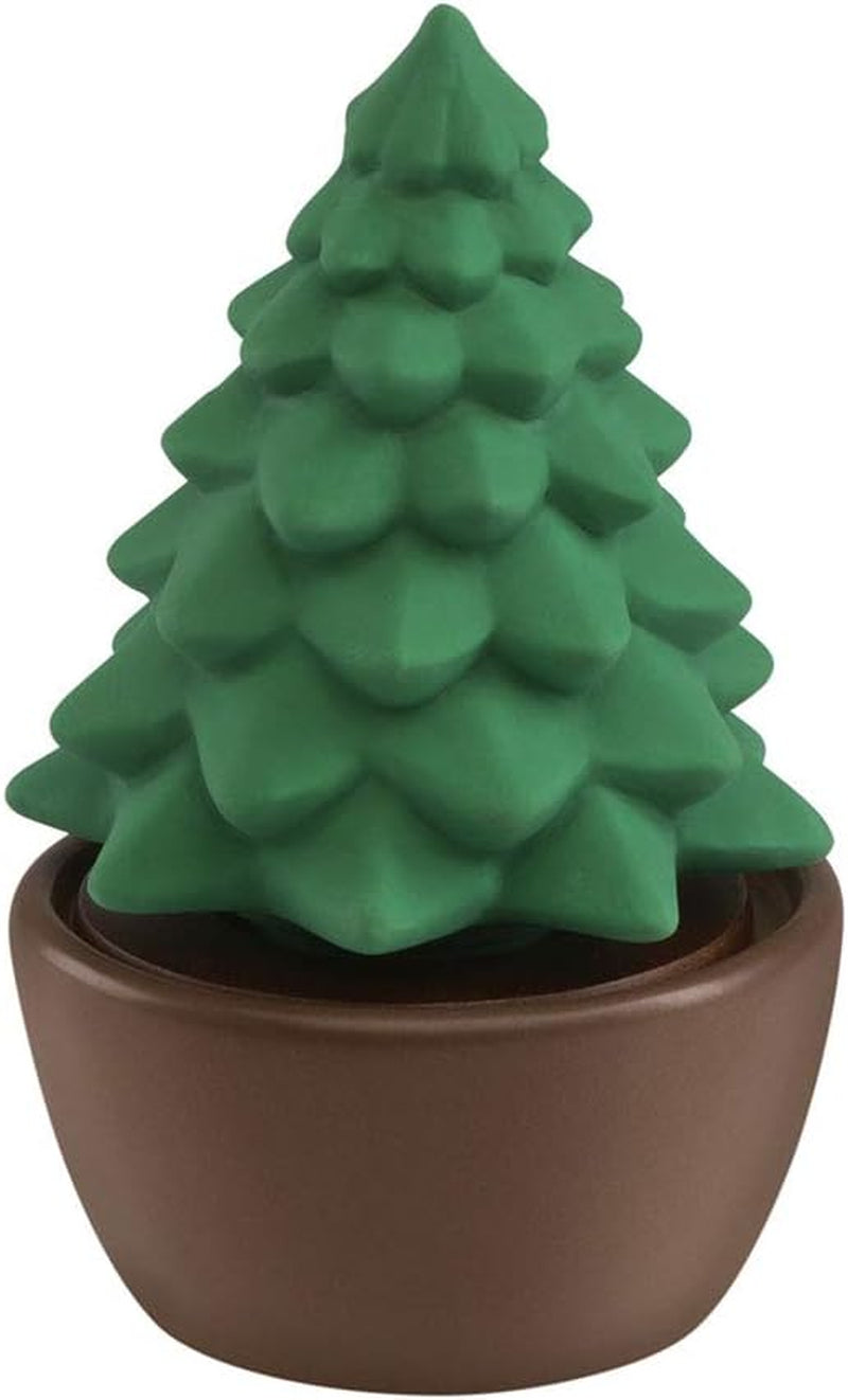 , Evergreen Christmas Tree Porcelain Aroma Diffuser, Holiday Décor for Essential Oils