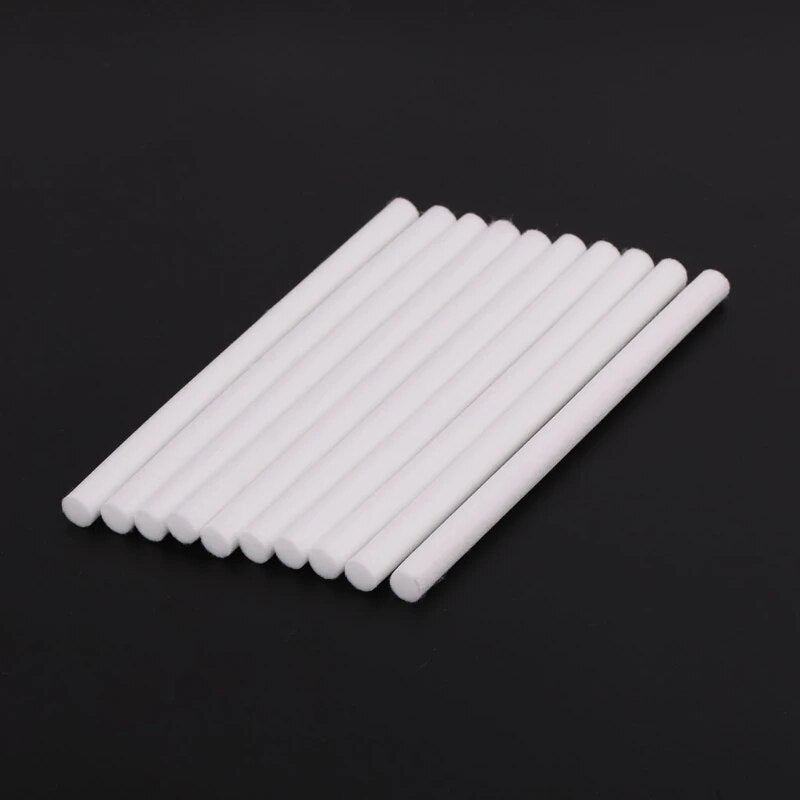 10Pcs 8*130Mm Humidifiers Filters Cotton Swab for USB Air Ultrasonic Humidifier