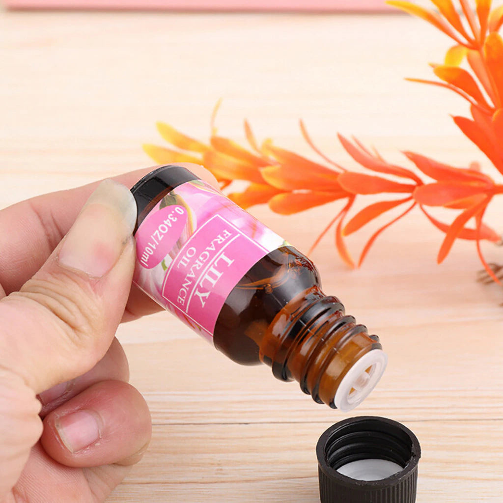 10Ml Water-Soluble Flower Fruit 100% Pure Natural Essential Oil Aromatherapy Diffusers Essential Oils Humidifier Fragrance Hot