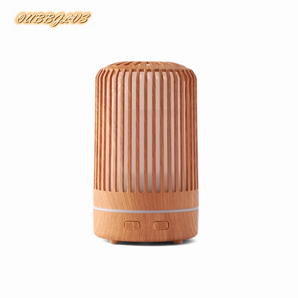 Diffusers for Essential Oil 200Ml Wood Grain Essential Oil Diffuser Ultrasonic Aromatherapy Diffusers Aroma Cool Mist Humidifier