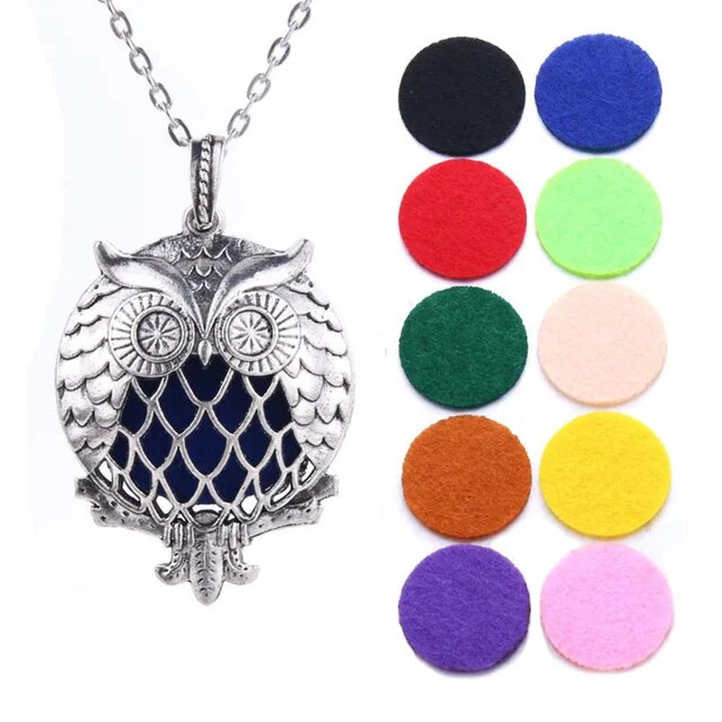 Elephant Aroma Diffuser Necklace Essential Oil Diffuser Aromatherapy Pendant DIY Perfume Lockets Pendant Necklace