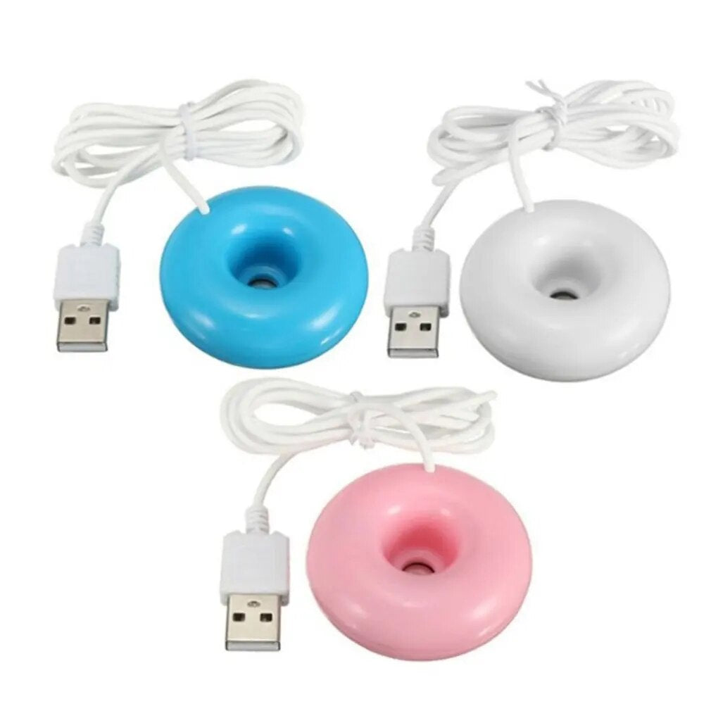 1 Pcs Usb Office Desktop Mini Humidifier Portable Air Purifier Creative Donut Humidifier Mini Sprayer