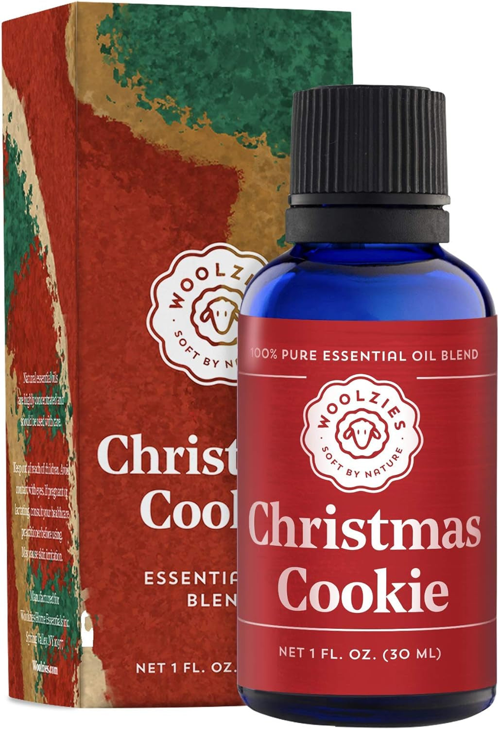 Holiday Essential Oil Blend | Perfect for Aromatherapy, Soaps, Candles, & Lotions (Christmas Cookie, 1 Fl Oz)